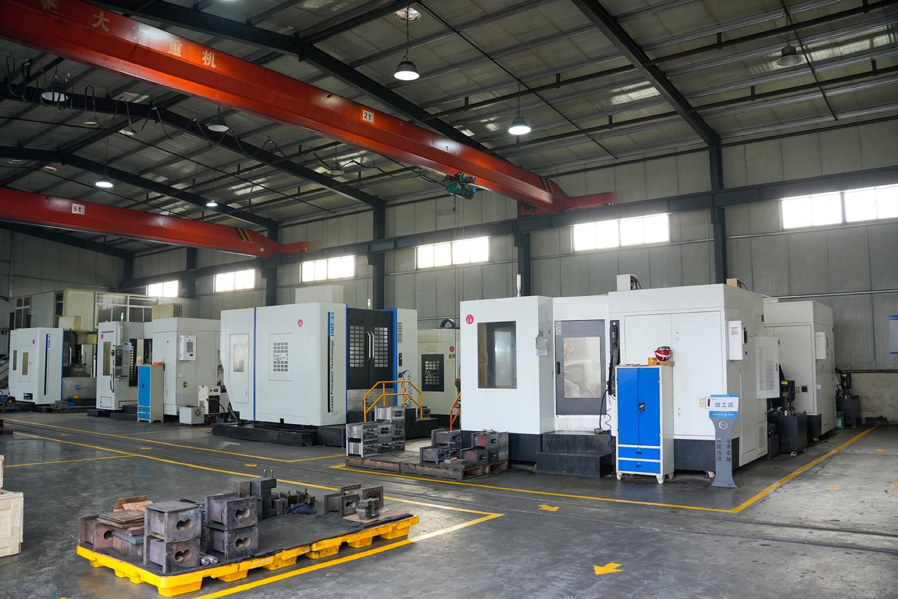 Участок CNC-обработки цилиндров и корпусов